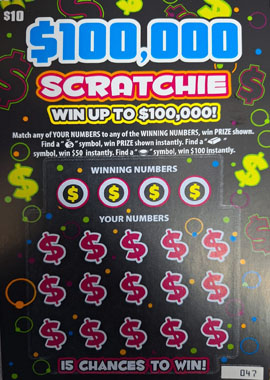 $100,000 Scratchie